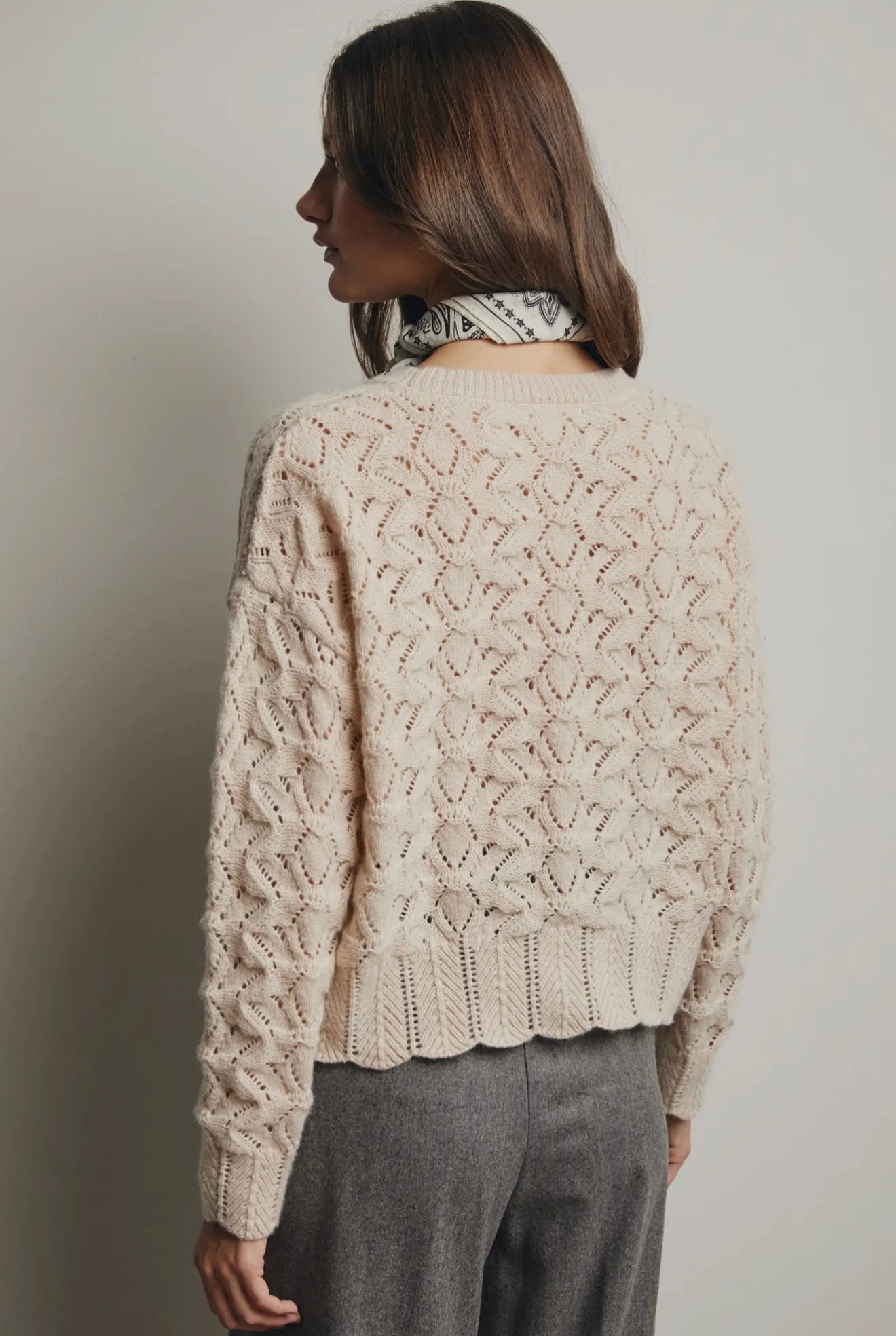 Ellie Pointelle Sweater