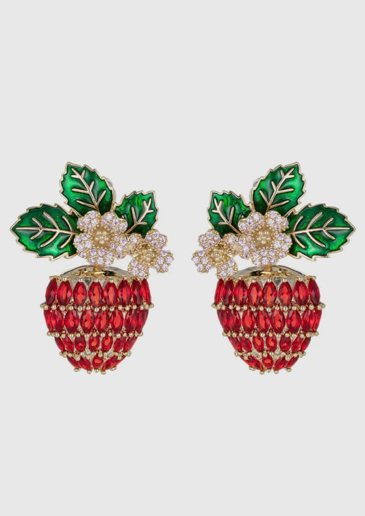 Lina Strawberry Earrings