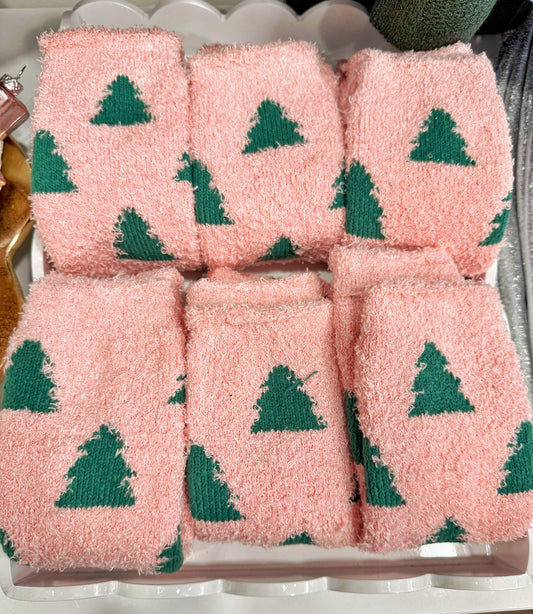 Christmas Tree Snuggle Socks