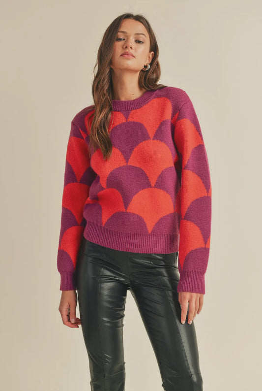 Margot Two Tone Sweater