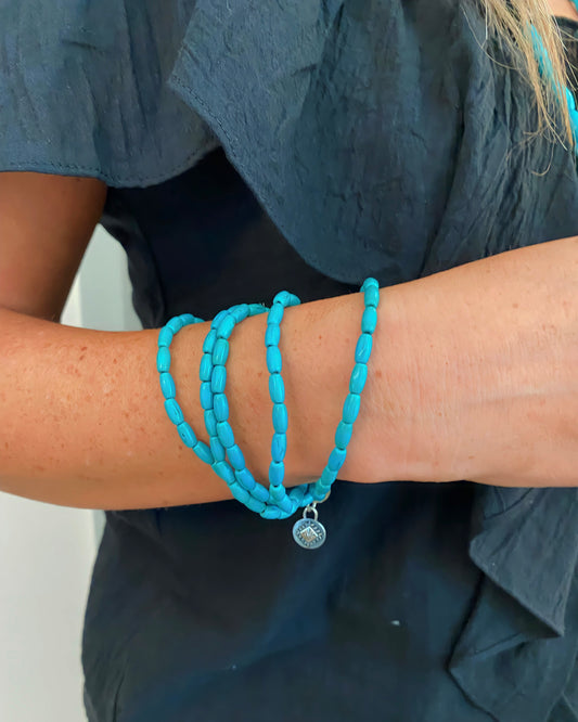 Josephine Dainty Turquoise Bracelet