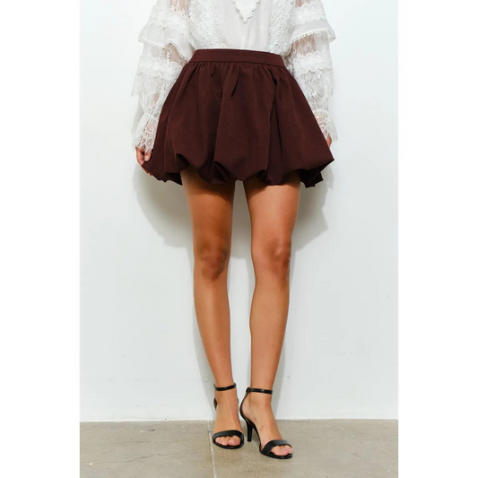 Valencia Bubble Hem Skirt