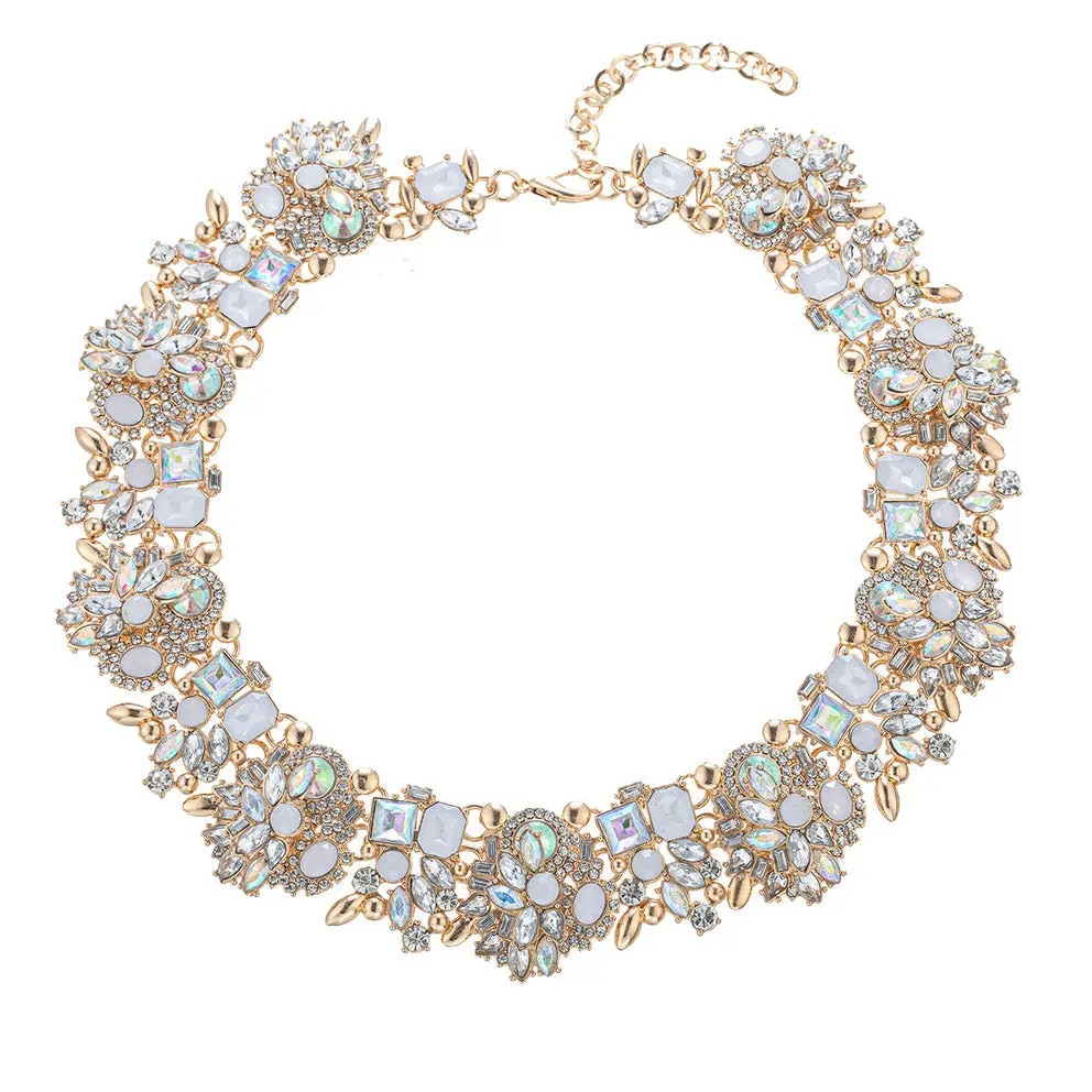 Ivy Crystal Collar Necklace