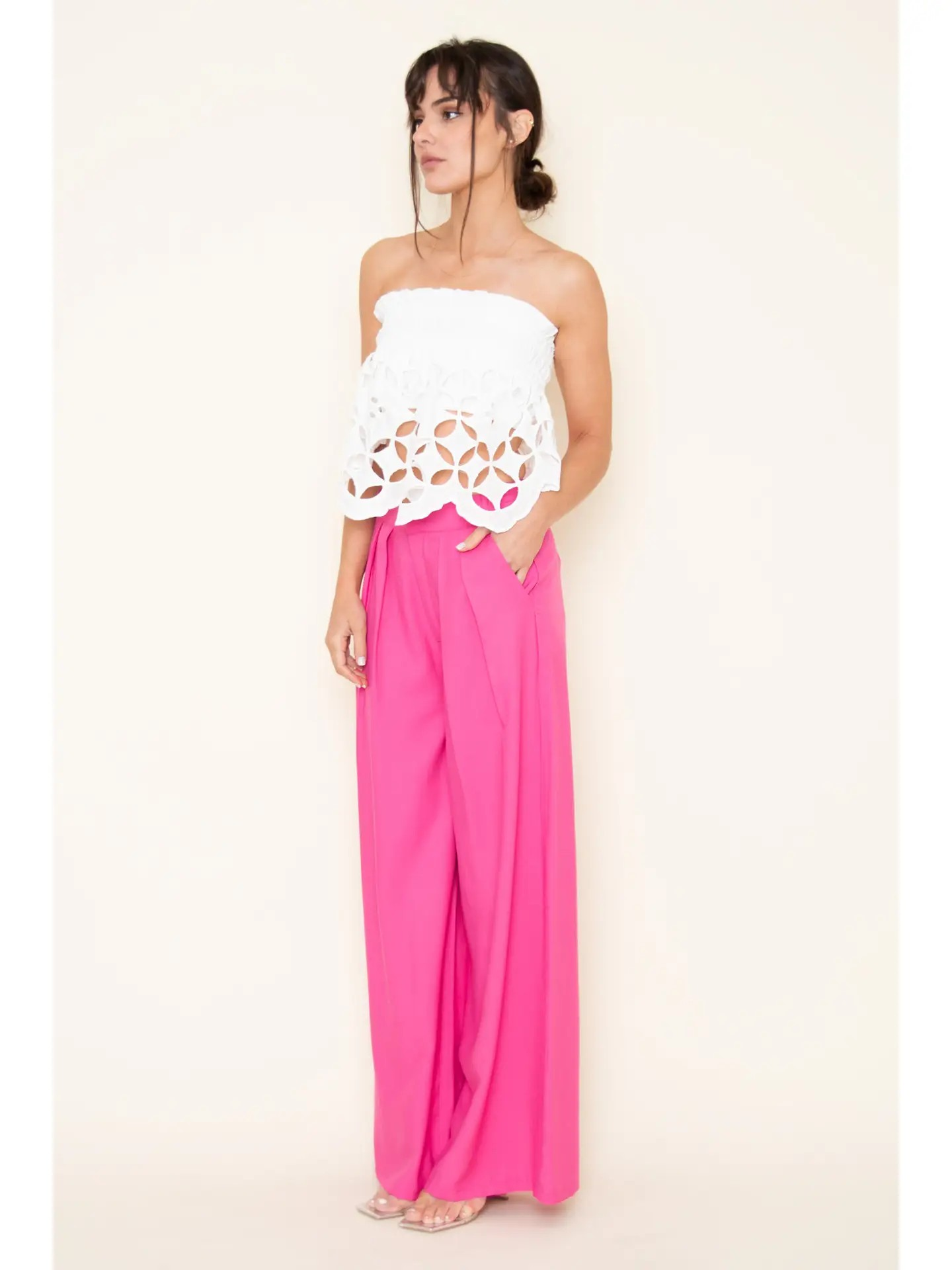 India Eyelet Top