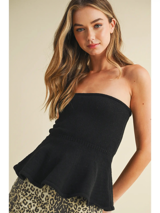 Bettie Peplum Top
