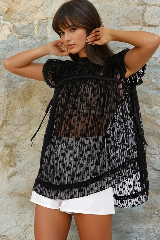 Aurora Floral Lace Blouse