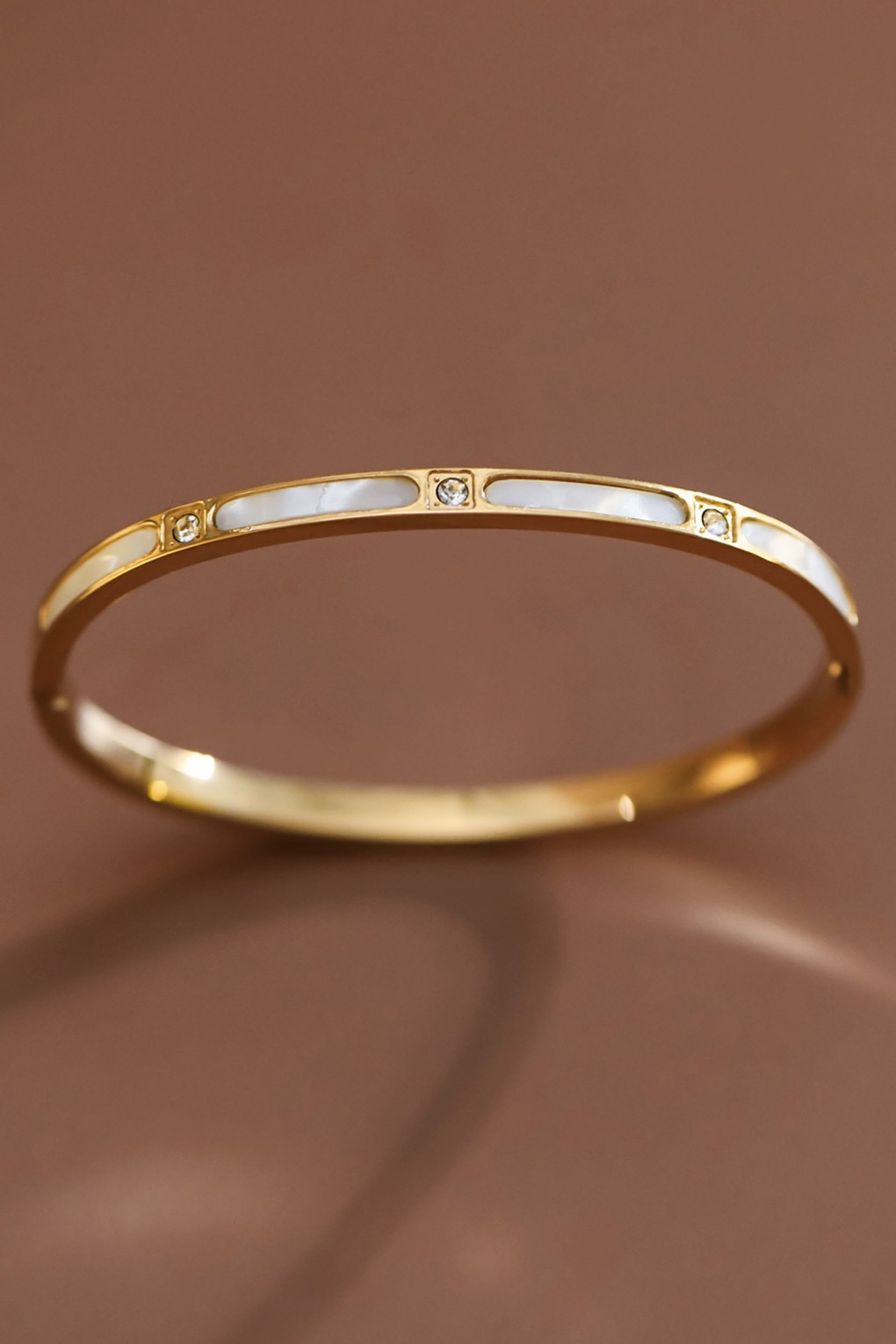 Mother of Pearl Bangle Bracelet