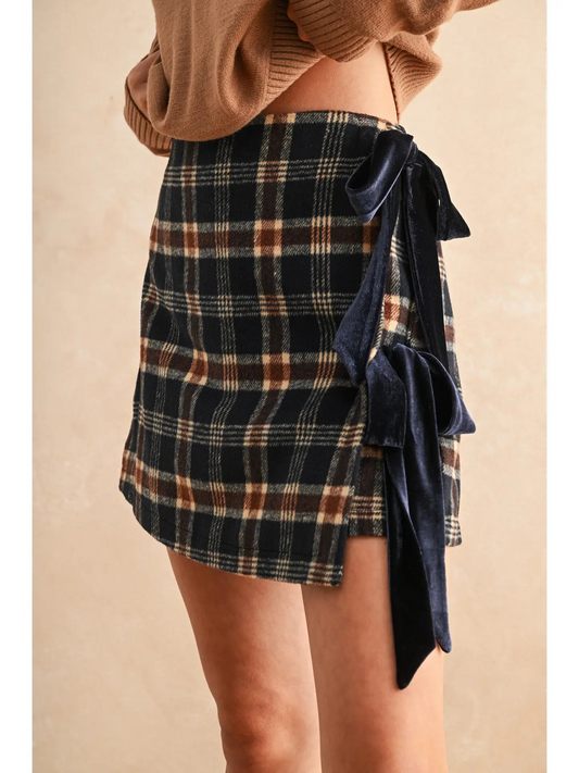 Lydia Plaid Pattern Skirt