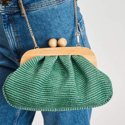 Vogue Wooden Frame Clutch