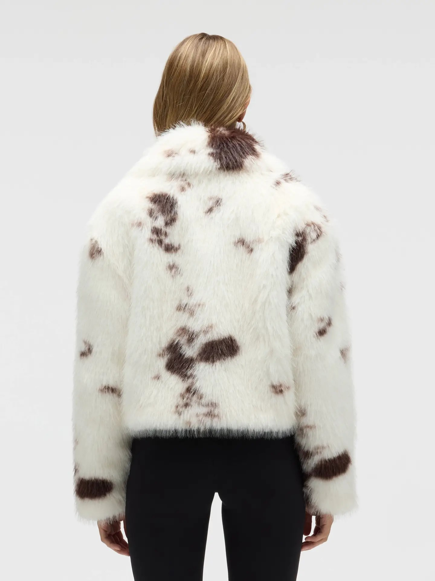 Foxy Cow Print Jacket