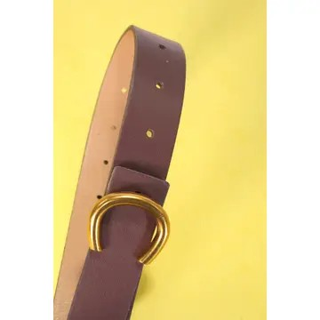 Horseshoe Buckle Belt