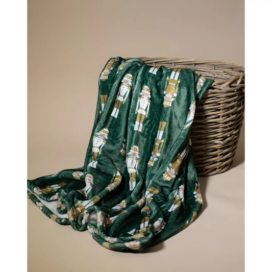 Alpine Nutcracker Throw