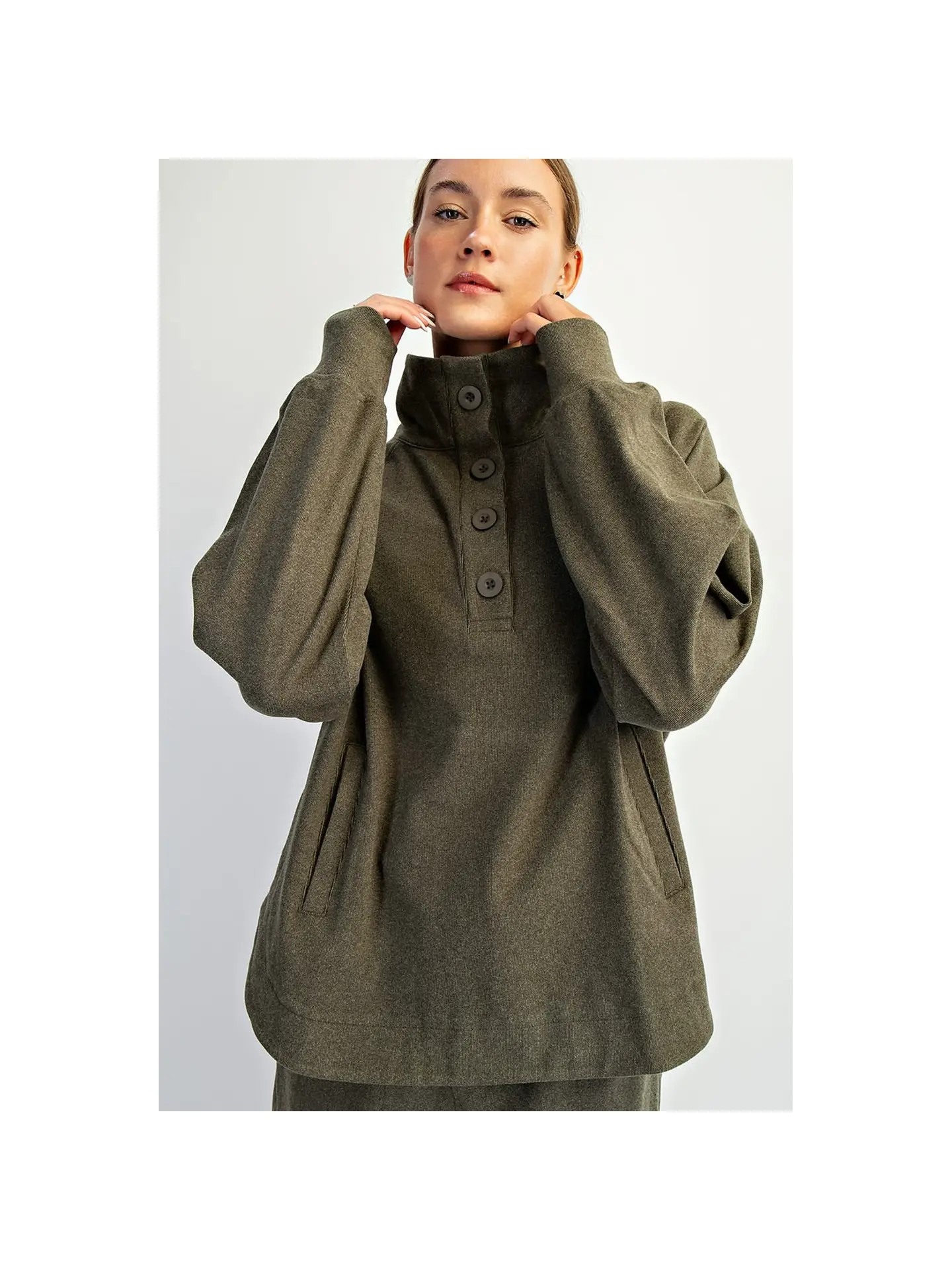 Just Chill Button Down Pullover