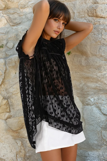 Aurora Floral Lace Blouse