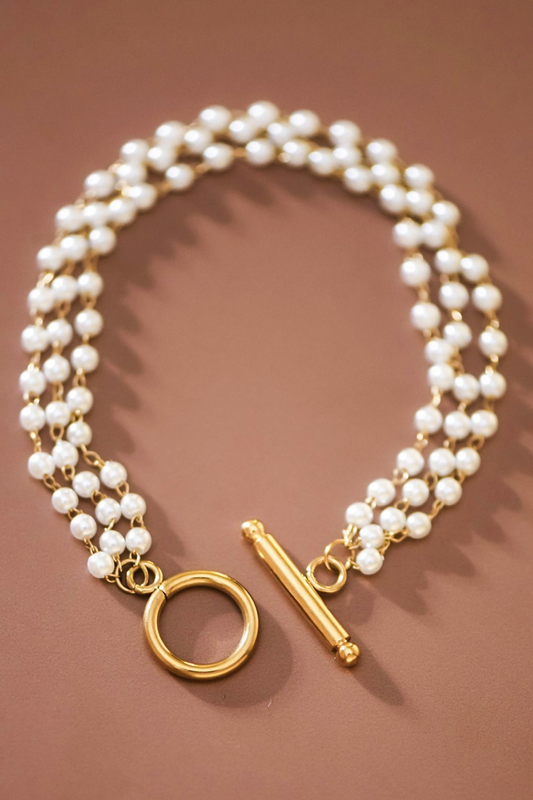 Pearl Multi Strand Bracelet