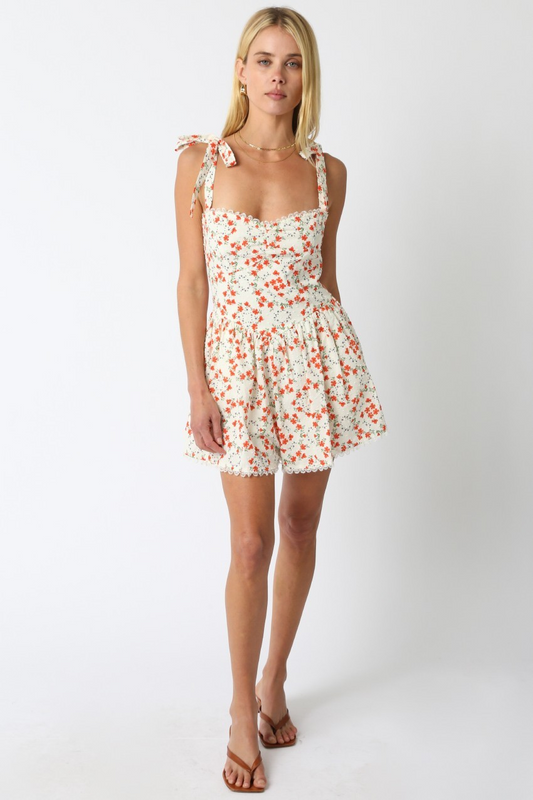 Odette Floral Romper