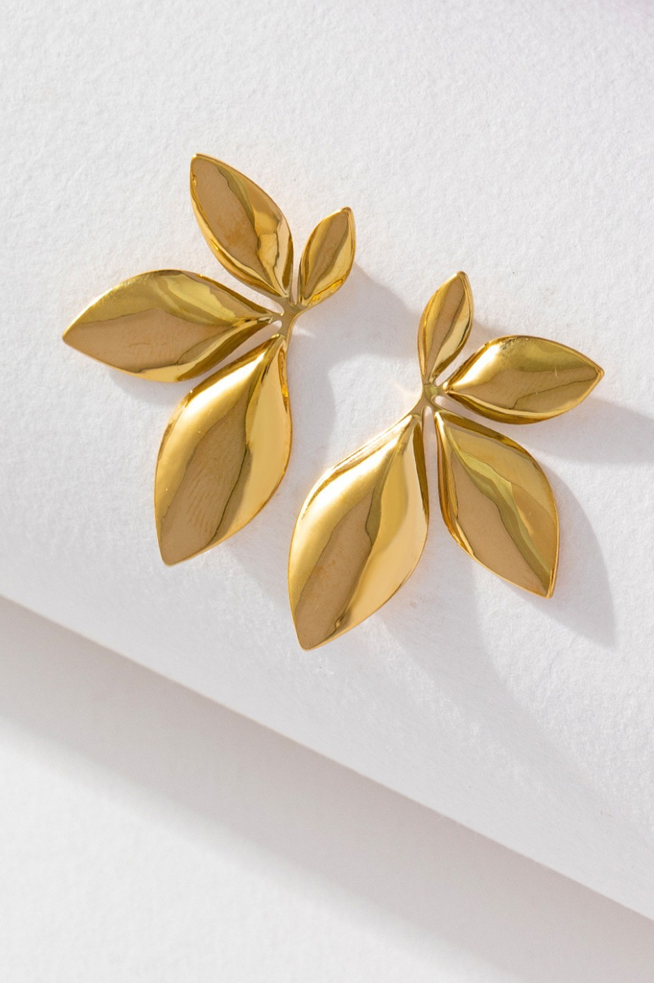 Gold Leaf Studs