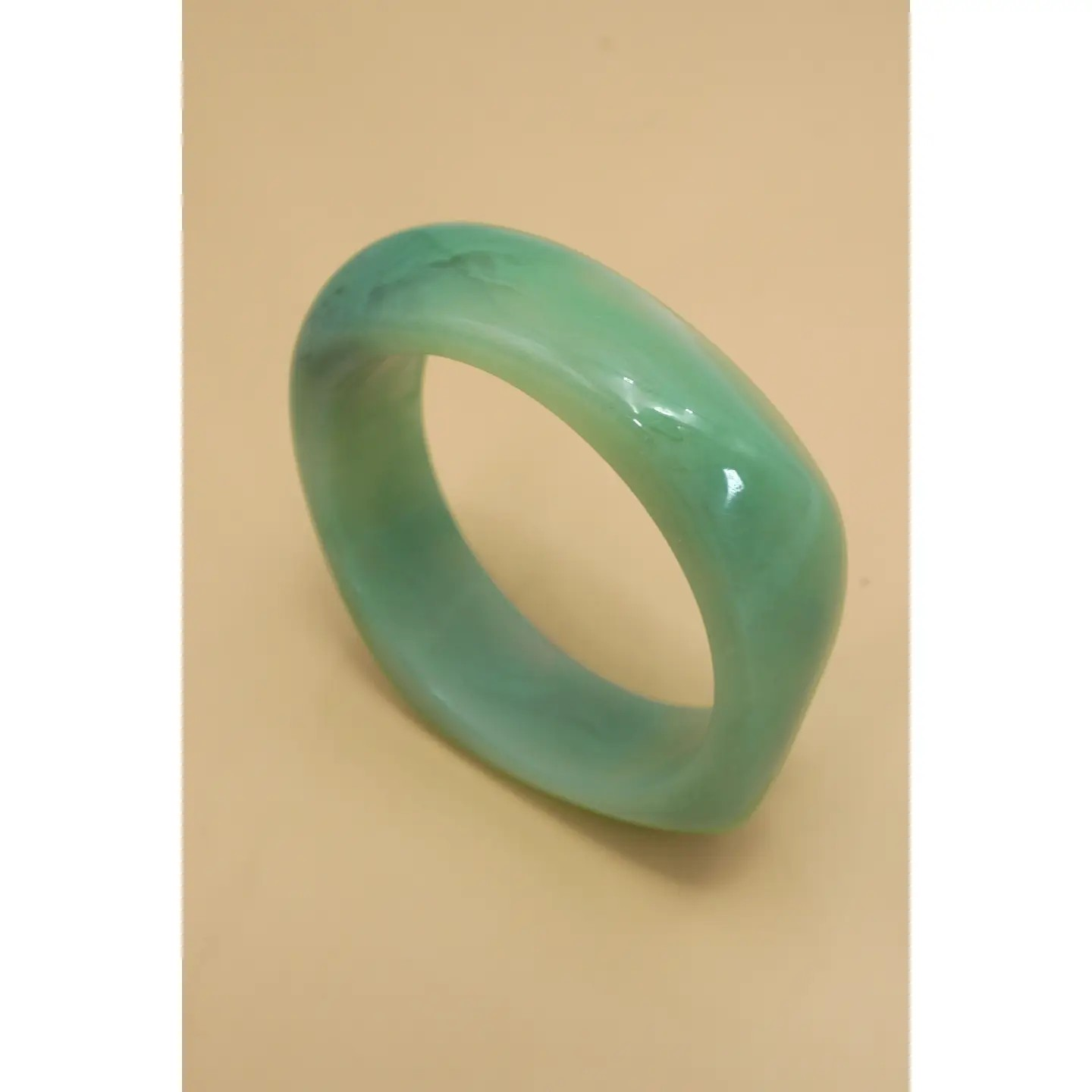Lucite Sculptural Bangle