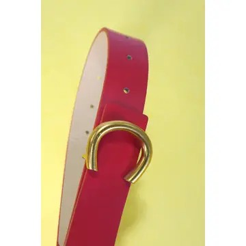 Horseshoe Buckle Belt