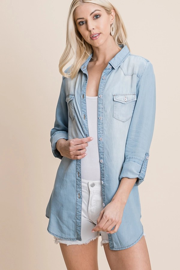 Prescott Denim Tencel Shirt