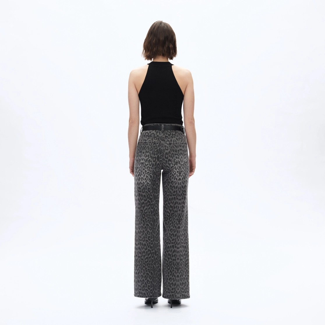 Lexi Black Leopard Jeans