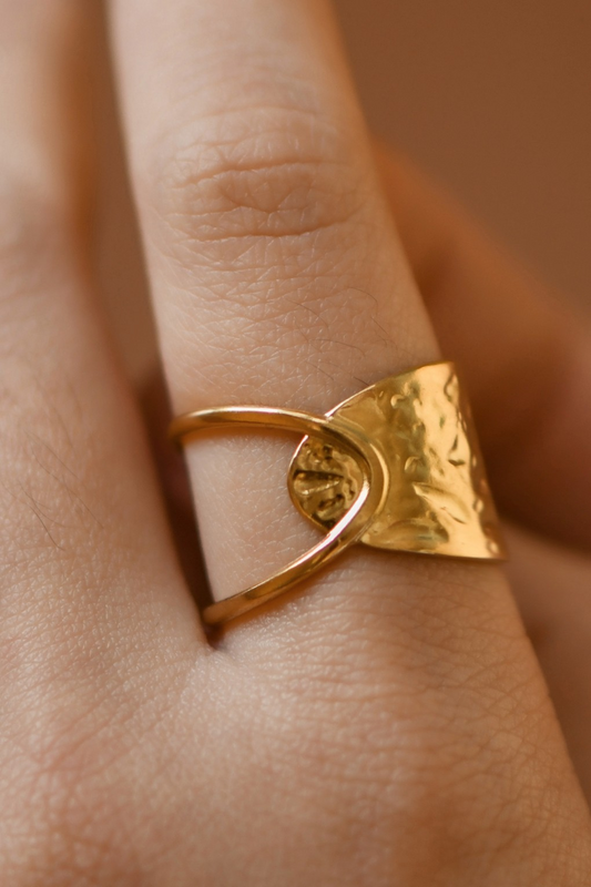 Gold Statement Ring