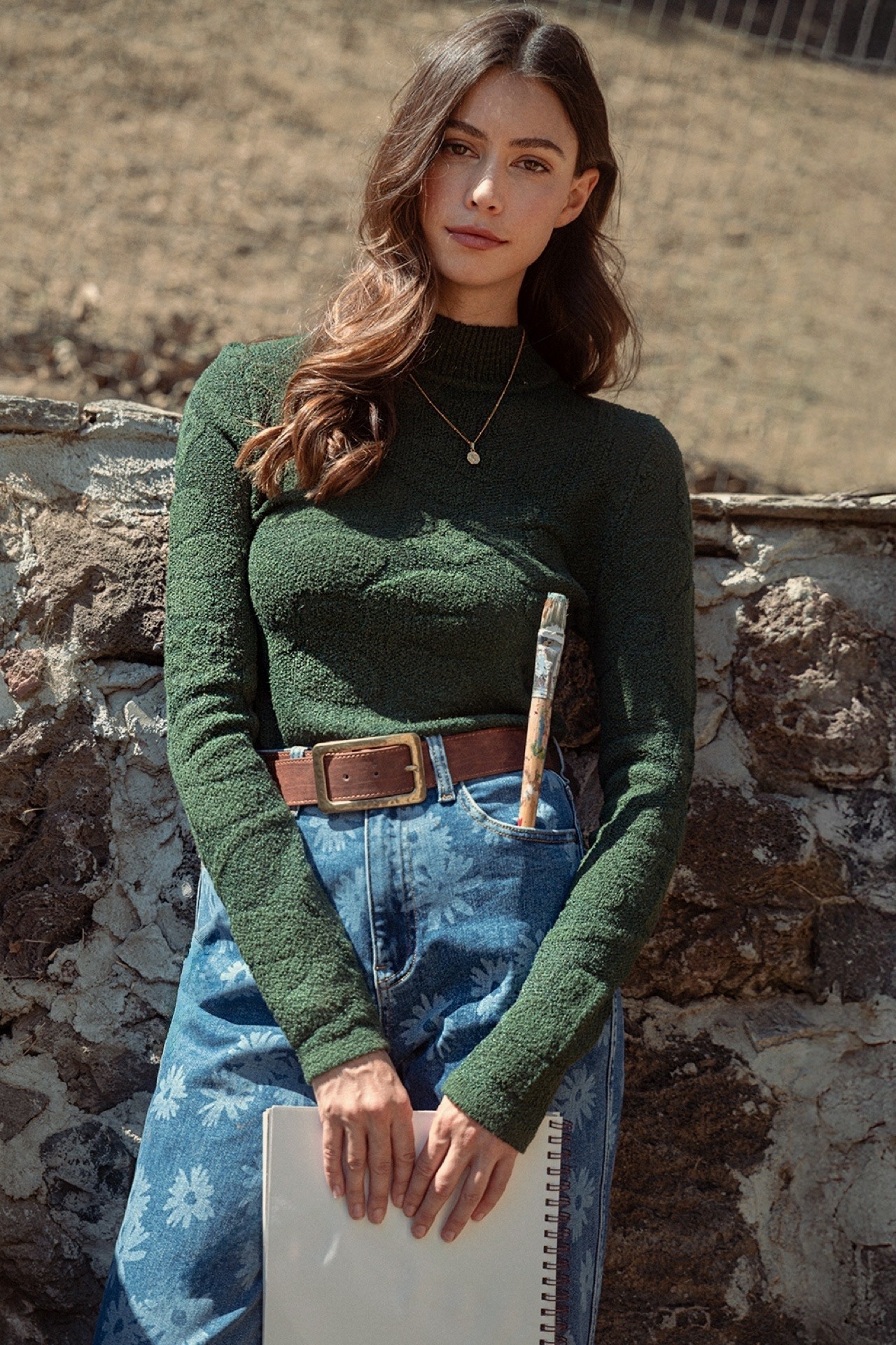 Demi Floral Jacquard Sweater